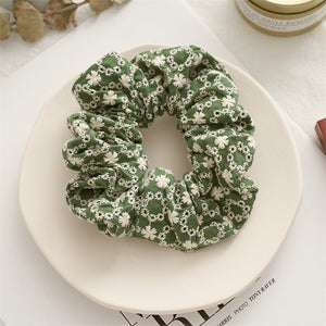 Open image in slideshow, Embroidered Scrunchie
