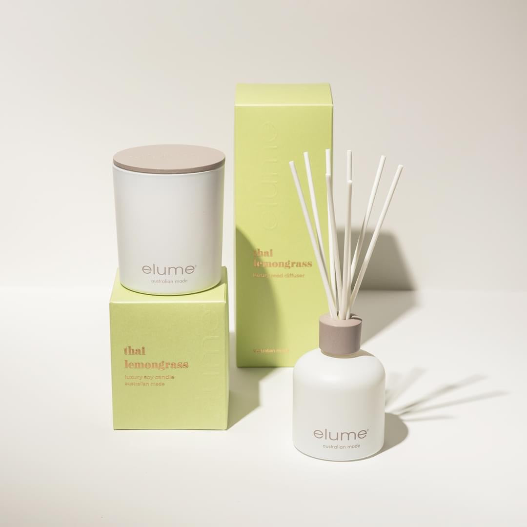 Thai Lemongrass: Elume Luxury Reed Diffuser