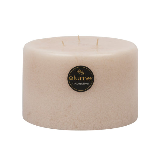 Coconut Lime 3 Wick Pillar Candle