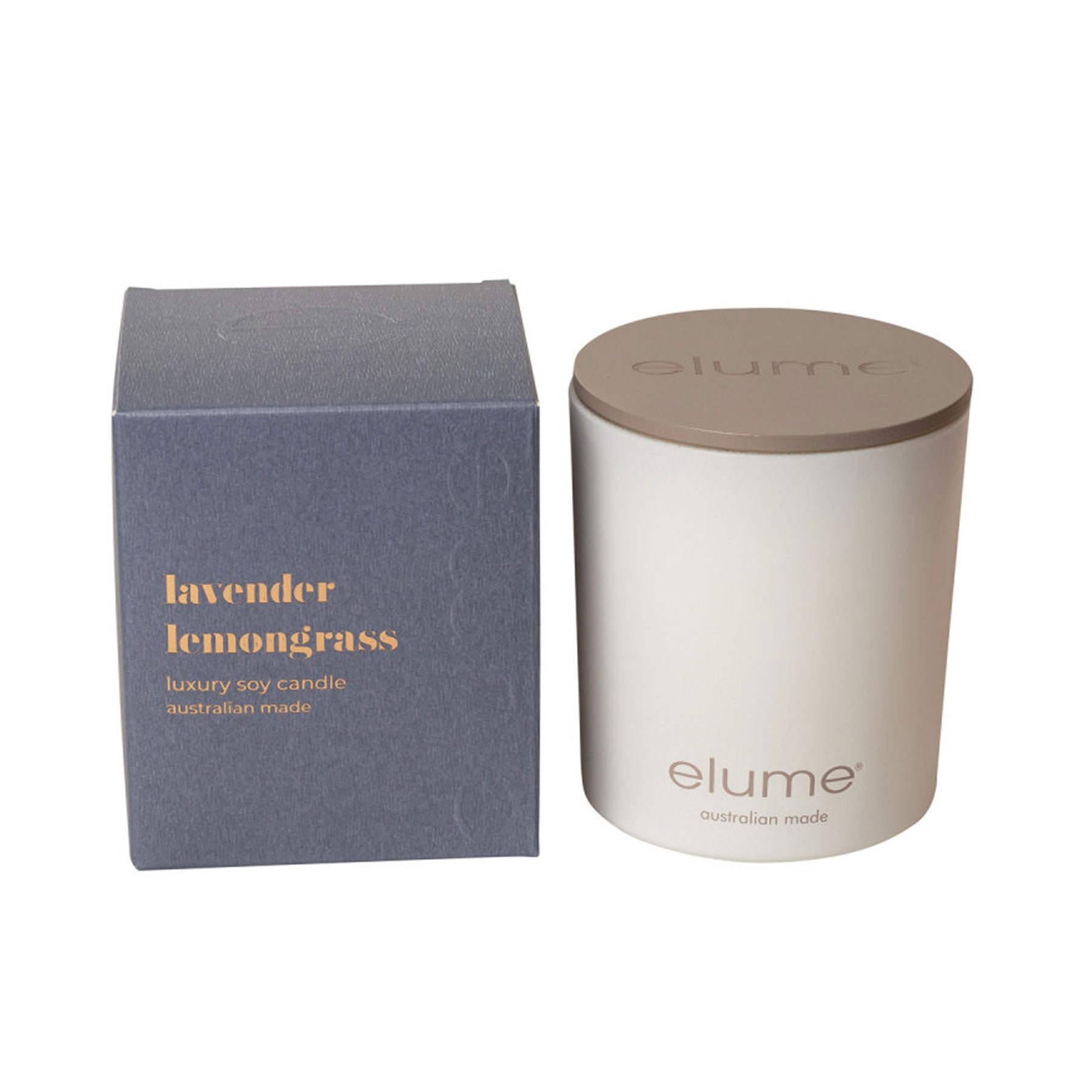 Lavender Lemongrass: Elume Luxury Soy Candle