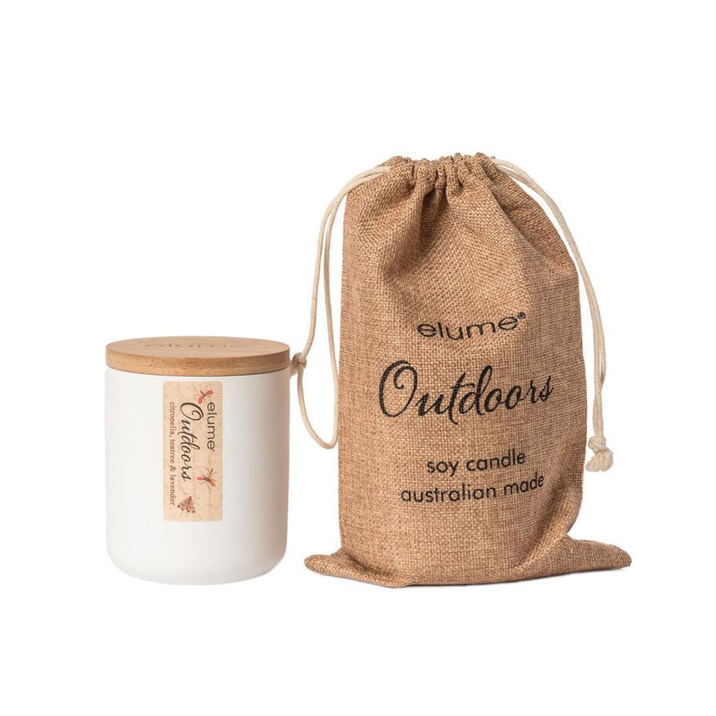 Outdoor Citronella: Elume Soy Candle