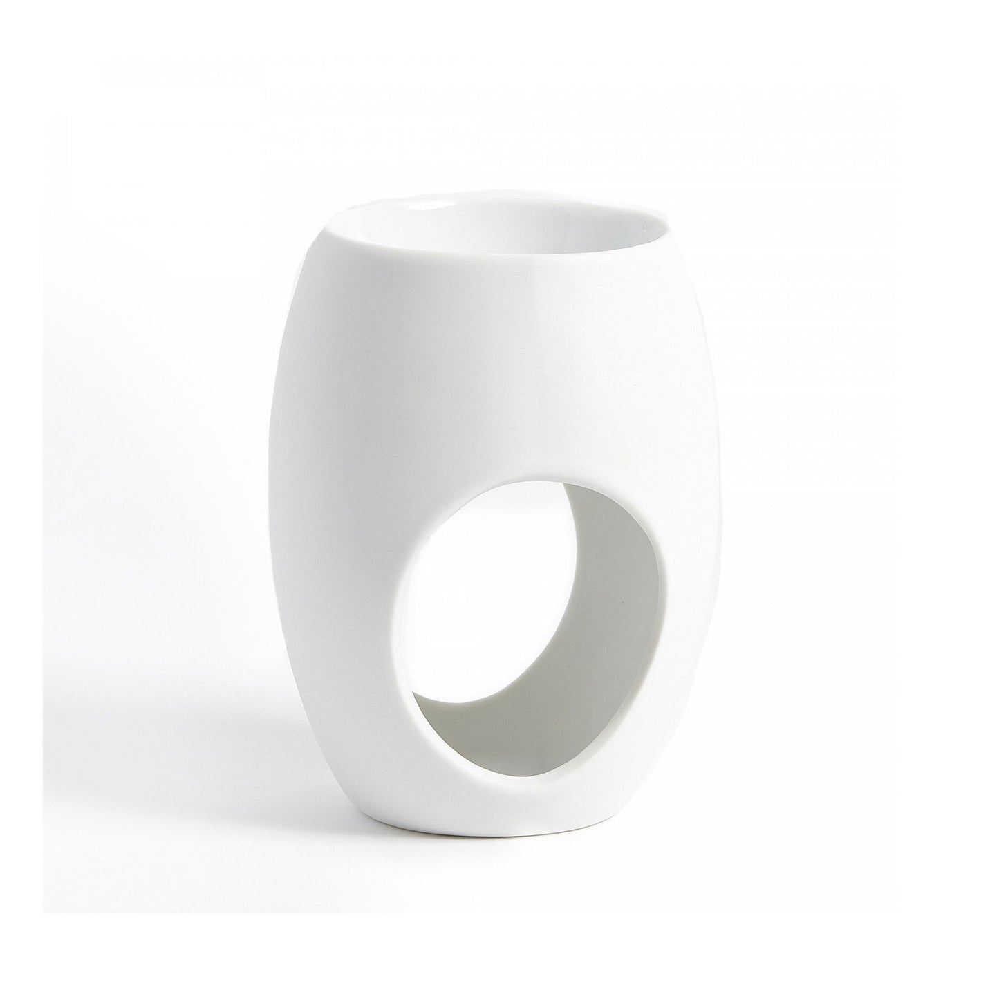 Oval White Oil Burner