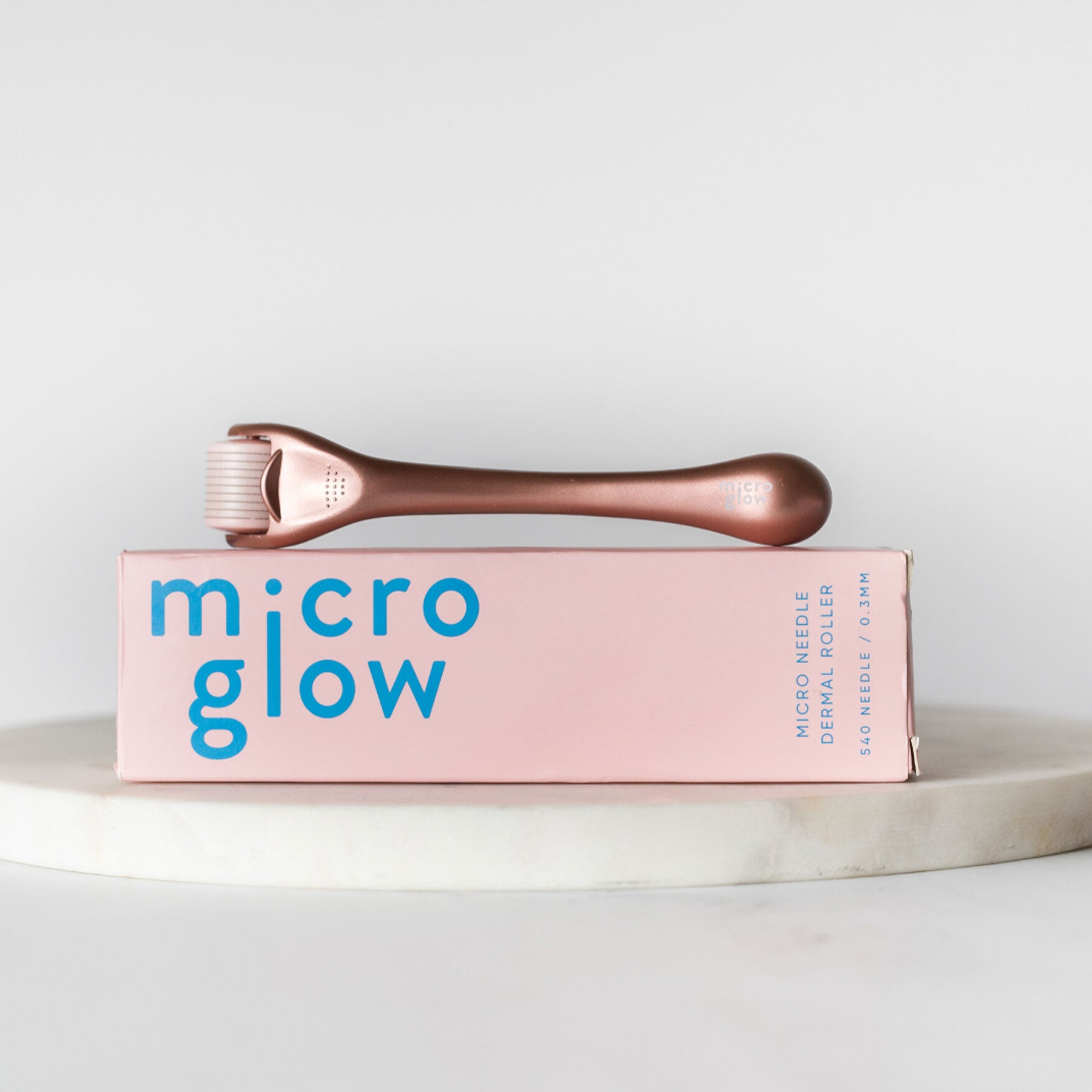 Micro Glow 0.3mm Derma Roller - Rose