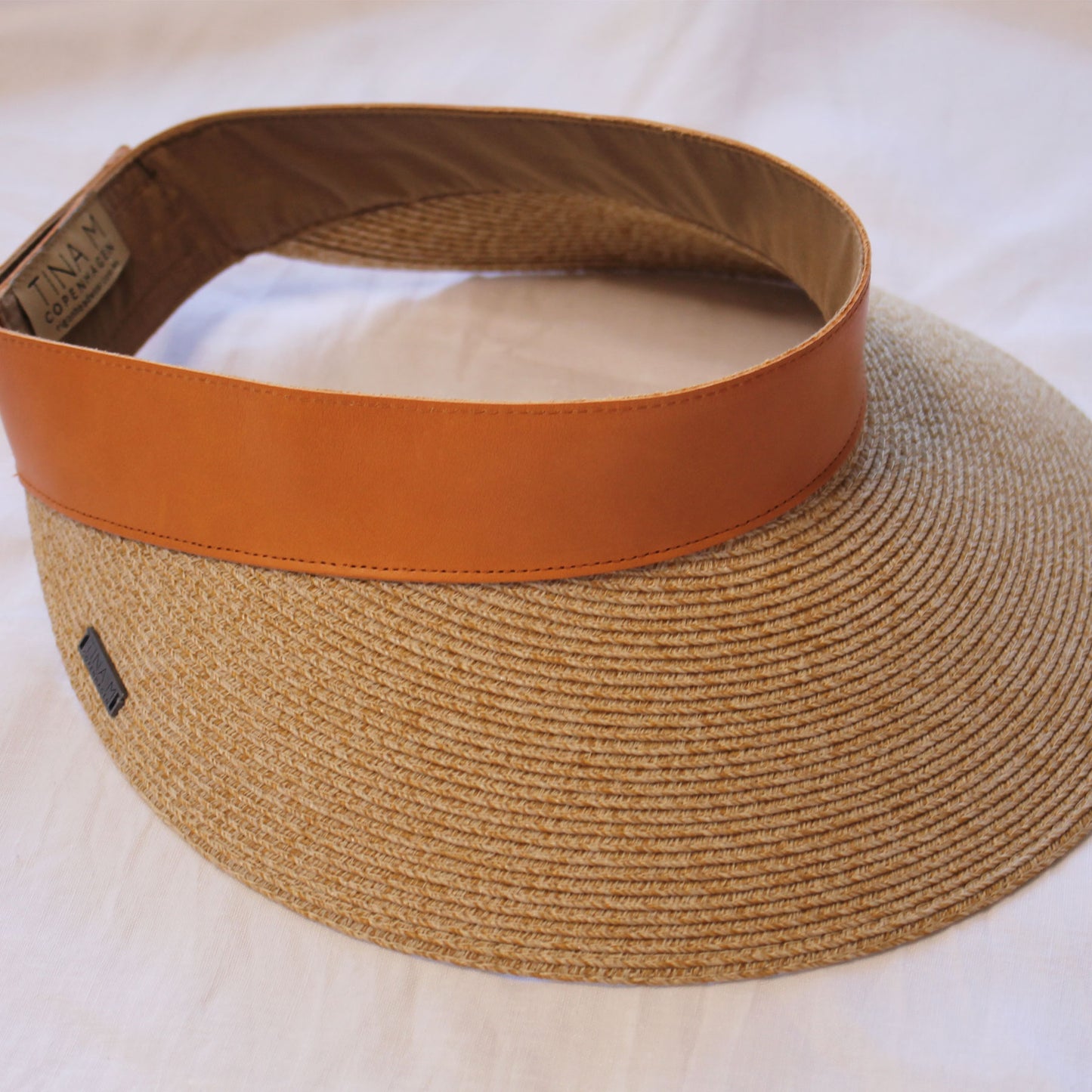 Audrey Wide Brim Visor - Natural