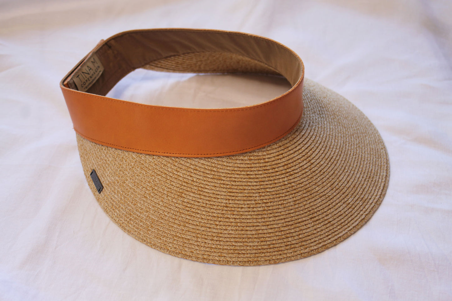 Audrey Wide Brim Visor - Natural